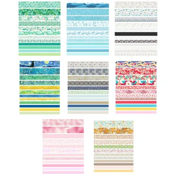 

12 Rolls Classic Decorative DIY Washi Tape Set For Journal Planner Diary Fine Scrapbooking Craft Masking Tape Stationery