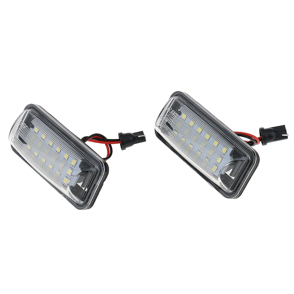 2 Piece Direct Replace White LED License Plate Lamps for   BRZ Impreza