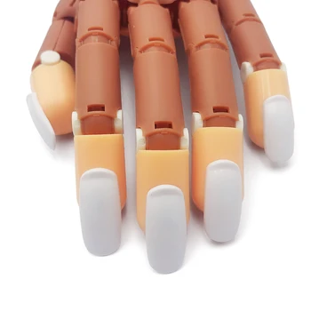 

400 pcs False nails Professional Nail Tool Practice Hand Nail Manicure Tools Contains 5 Sizes