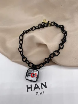 

David zhang c necklace for women High quality metals cool black for wrist and nech vintage luxious jewlry for girl