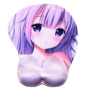 

FFFAS 3D Mouse Pad Mat Azur Lane Unicorn Wrist Rest Breast Girl Gaming Mousepad for Computer Laptop Keyboard Mouse Wholesale