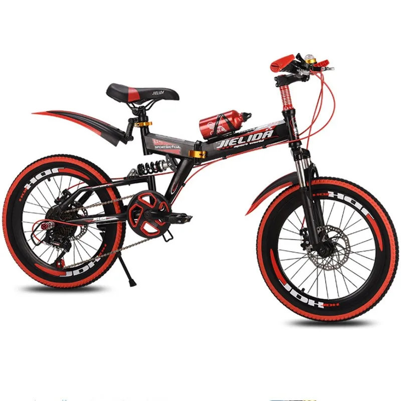 Folding bike mountain bike 20 inch disc brake damping variable speed middle bike