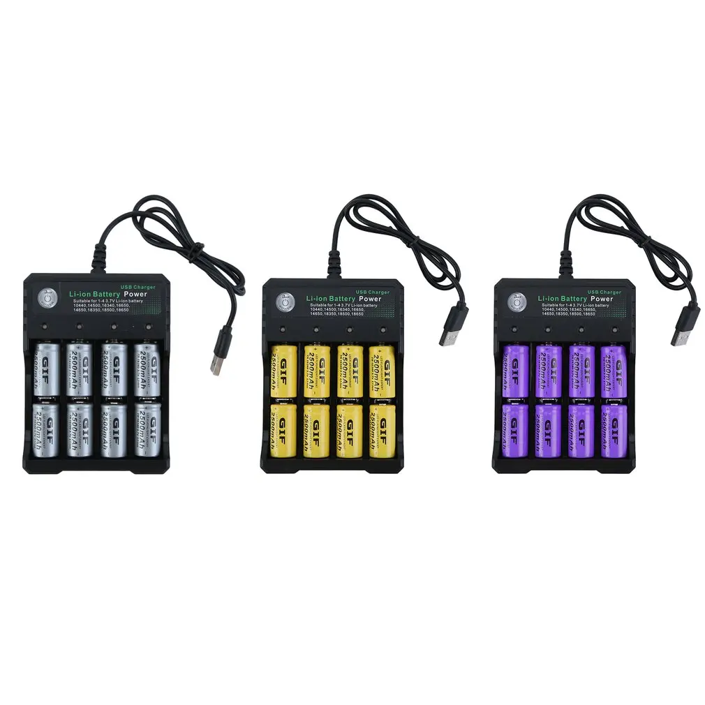20pcs 3,7 V 2500mAh GTF аккумуляторные батареи 16340 Li-Ion батареи набор с 2 зарядными устройствами для камеры безопасности Netgear Arlo