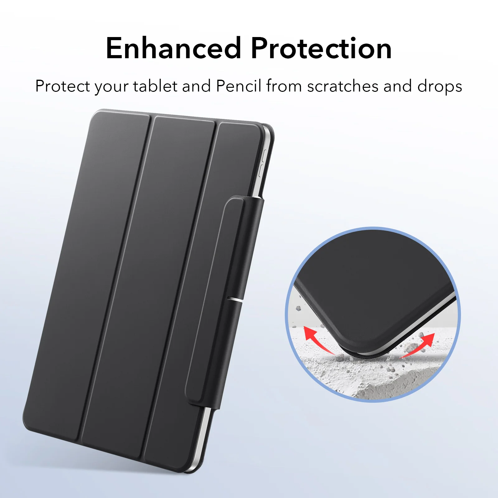 ESR for iPad Pro Case/iPad mini 6/iPad Air 5 4 Magnetic Smart Case Trifold Stand Cover for iPad Pro 11 12.9