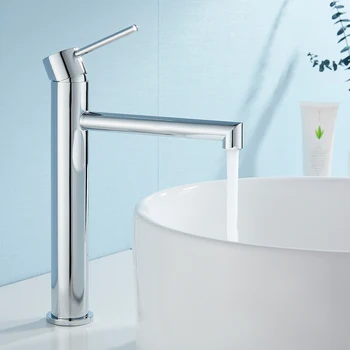 

Single Handle Bathroom Basin Faucets Cold/Hot Mixer Basin Sink Tap Chrome Bath Sink Faucet Kitchen Faucet Bathroom Accessories