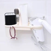 Сушилка для волос в ванной держатель ABS настенная подставка крепкая клейкая подставка для ванной полка для ванной аксессуары Прямая