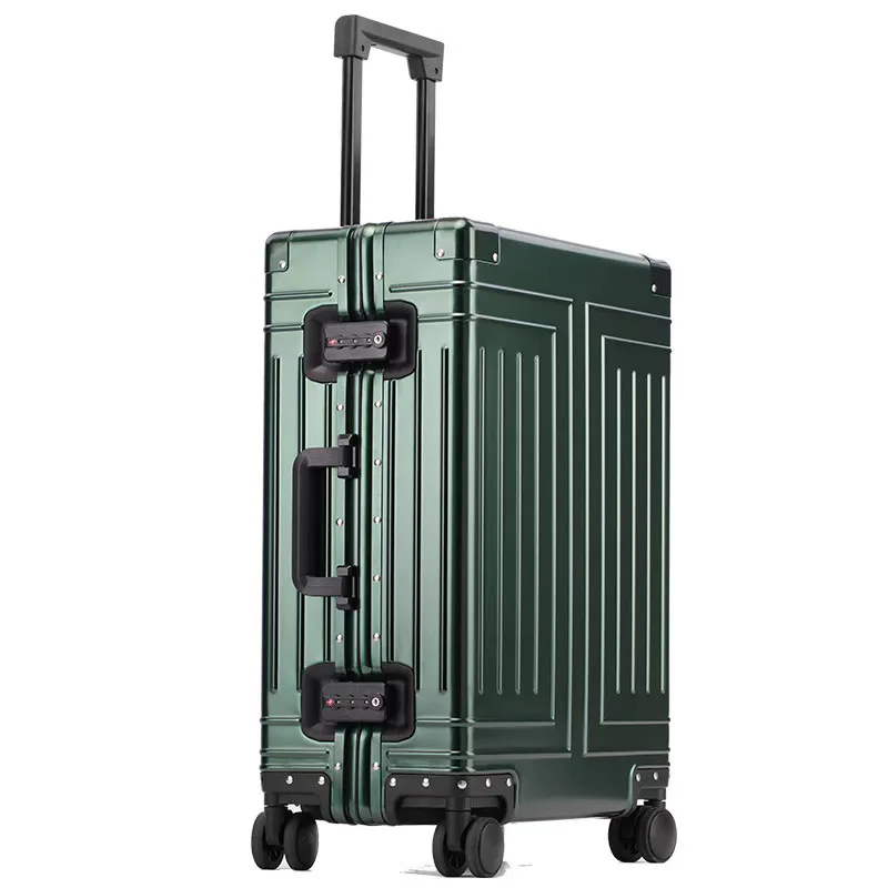 Rimowa Topas Aluminum Hard Sided Suitcase