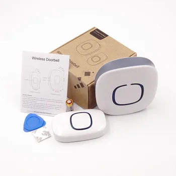 

Intelligent wireless doorbell wireless home pager waterproof remote control remote digital music exchange doorbell