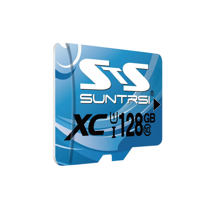 Suntrsi Mini SD карта 32 ГБ/64 Гб/128 ГБ/256 ГБ класс 10 TF карта высокого качества Micro SD C10 UHS карта памяти для смартфона и камеры