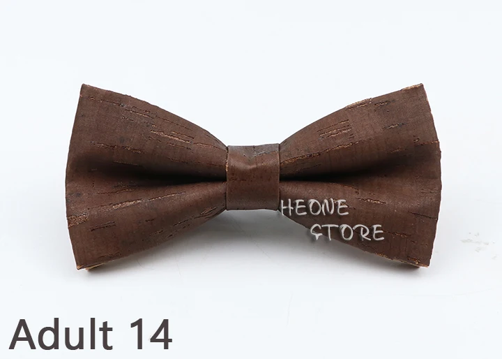 New Floral Cork Wood Bow Ties For Men Women Childern Wedding Casual Party Gift Fashion Novelty Handmade Solid Bowtie Accessories