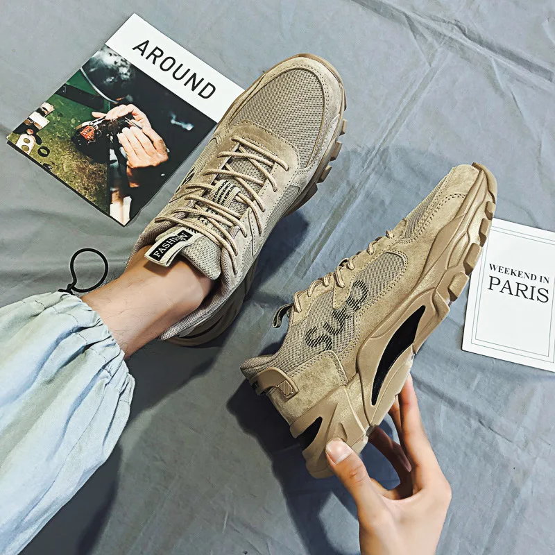 

Dad Shoes Men's Shoes Sub-Korean-style Trend Versatile INS Trendy Shoes Autumn 2019 New Style Super Fire Teenager Athletic Shoes