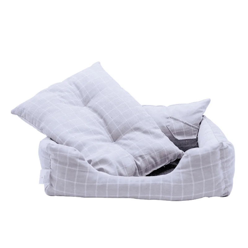 Waterproof Bottom Kennel Soft Fleece Dog Beds For Large Dogs Warm Cat Bed House Plaid Pet Sofa Dog Winter Warm Beds S M L XL Waterproof Bottom Kennel Soft Fleece Dog Beds For Large Dogs Warm Cat Bed House Plaid Pet Sofa Dog Winter Warm Beds S M L XL