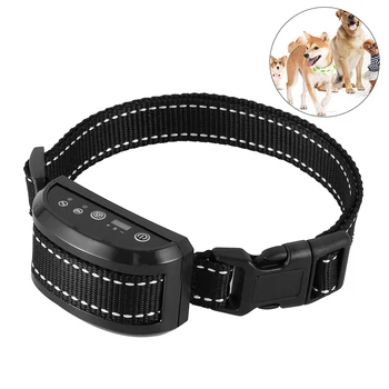 

Remote Electric Dog Collar Shock Vibration Rechargeable Rainproof Dog Training Collar With LCD Display