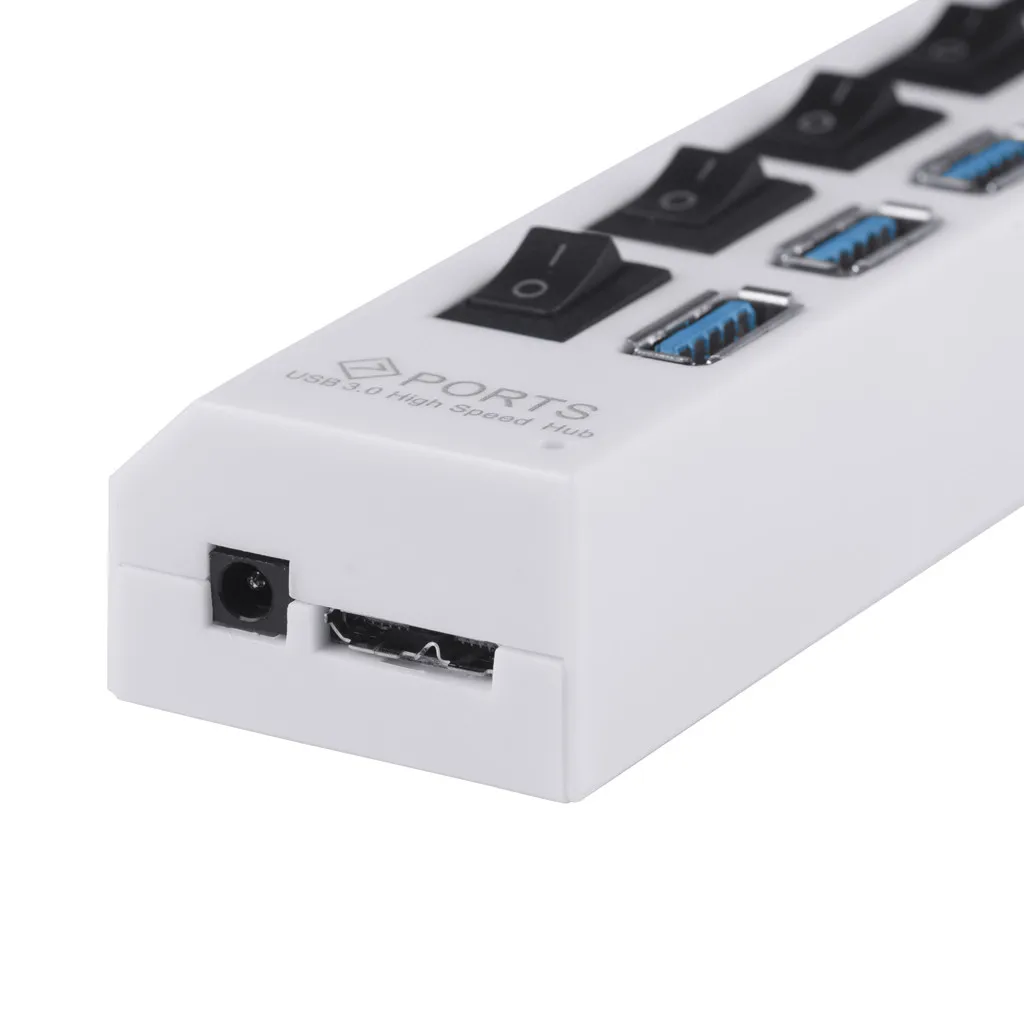 USB коммутатор SlimDesign USB3.0-сверхскоростной 7-Порты и разъёмы 5 Гбит/с концентратор