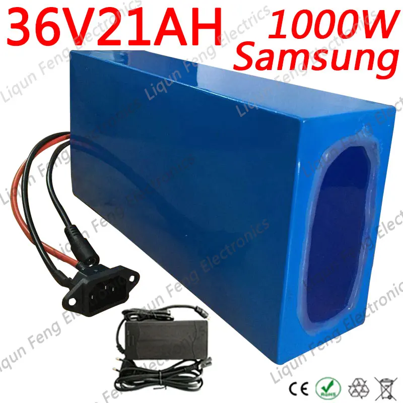 36V 500W 1000W Батарея е-байка 36В 21AH Электрический велосипед Батарея е-байка 36В 20AH литий Батарея Применение samsung сотовый с 30A БМС+ 42В 5A Зарядное устройство