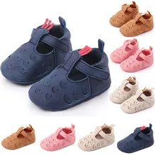 Модная детская обувь для новорожденных девочек и мальчиков; удобная разноцветная однотонная повседневная обувь для первых шагов; мягкая детская обувь на плоской подошве