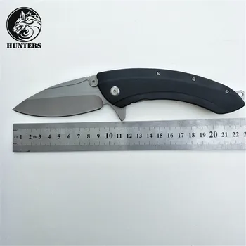 

Hunting 5Cr13 Blade G10 Handle Handle Folding Knife Outdoor Camping Hunting Tactical Survival Pocket Knife EDC Tools