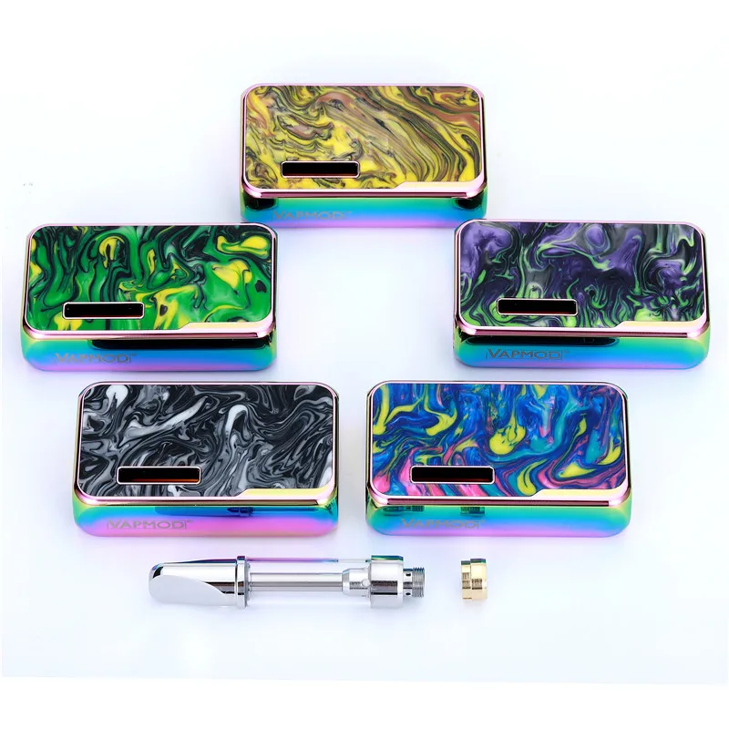 Оригинальный Vapmod Dragoo Box Mod Resin Express 650 мАч преднагрев VV батарея четыре уровня Регулируемое напряжение подходит 510 толстый масляный картридж