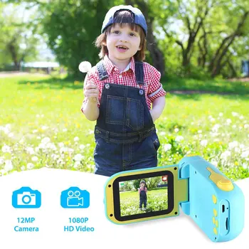 

Kids Camera 1080P HD 2.2" children Video Recorder Foldable Cute Camera Rechargeable Toys Action Camcorder Gifts For Children