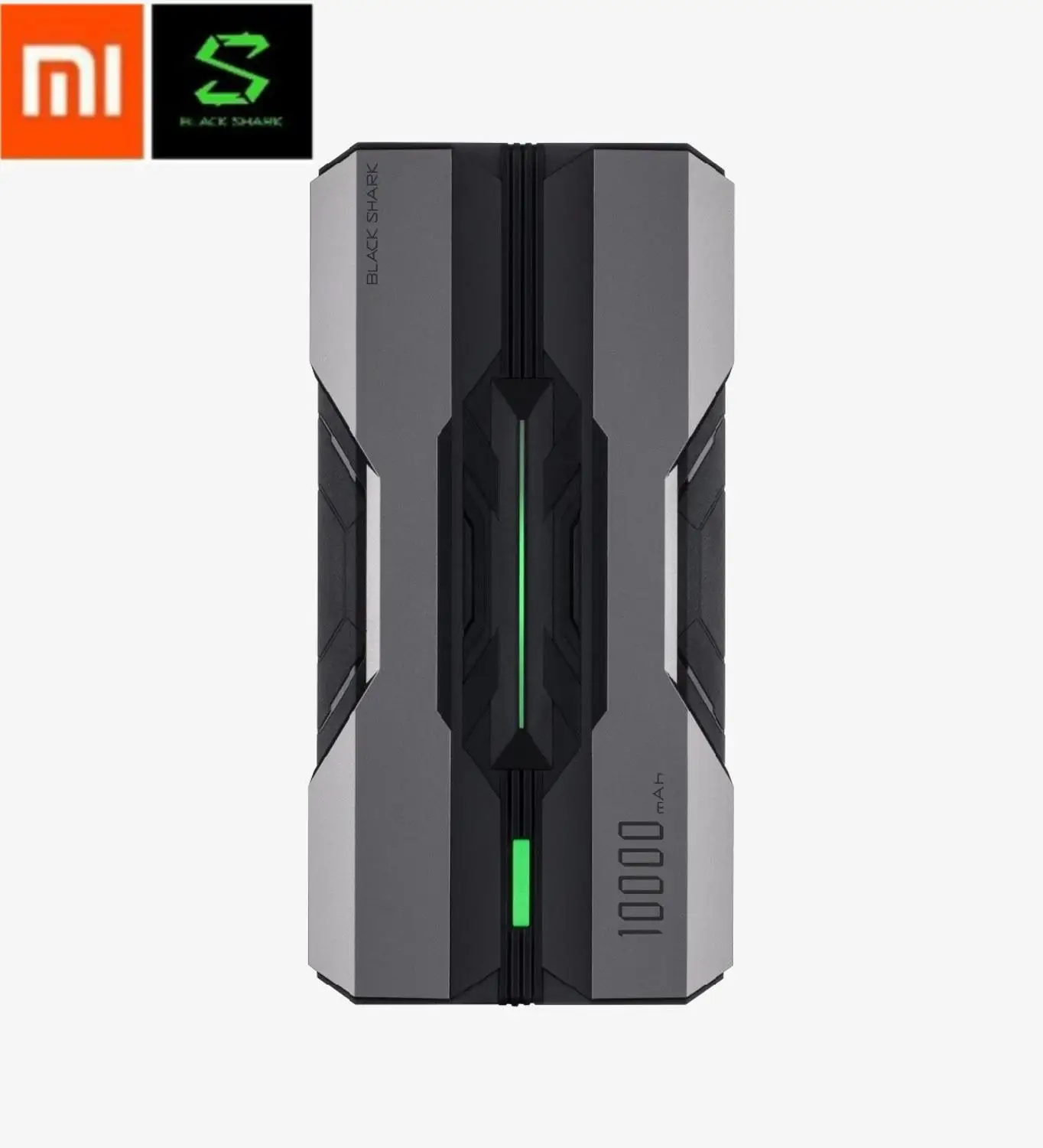 10000 мАч Xiaomi BlackShark внешний аккумулятор 18 Вт Быстрая Зарядка Внешний аккумулятор 10000 с тремя usb-выходами для телефона - Цвет: Black