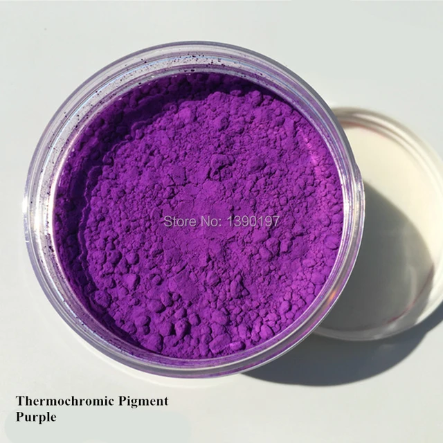 31°C , 11 Colors thermochromic pigments powder temperature sensitive color  changed paints for plastics, cosmetics,100grams - AliExpress
