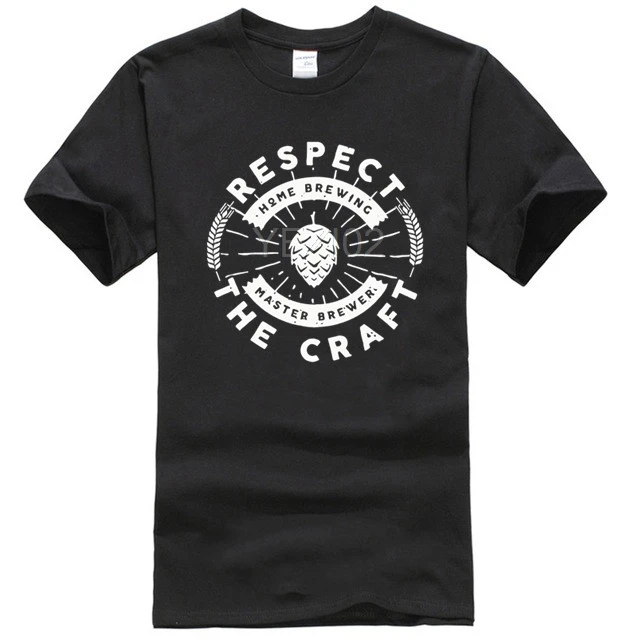 Футболка Cadeaux Home Brew IPA respecte le Homebrew Craft Beer unisexe |