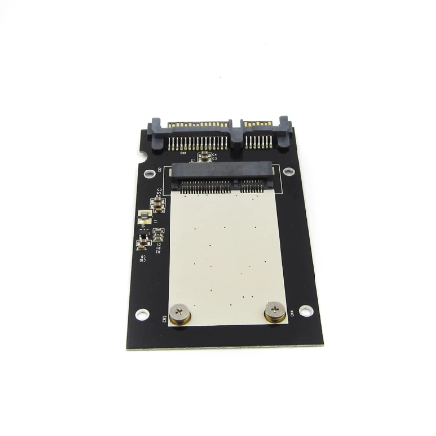 Мини Pcie PCI-E mSATA SSD до 2," SATA3 конвертер mSATA-карта адаптера SATA черного цвета для Windows2000/XP/7/8/10/Vista/Linux и Mac