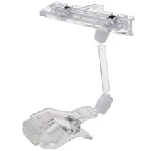 Présentoir de cartes en plastique Transparent, Double Clips, 1 pièce, pour panneau publicitaire, 3,3 "4.95" Di W2U9