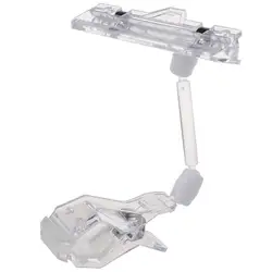 Présentoir de cartes en plastique Transparent, Double Clips, 1 pièce, pour panneau publicitaire, 3,3 "4.95" Di W2U9 