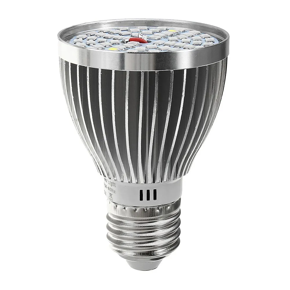 Лампочсветильник для выращивания растений E27 60 Вт 2835 SMD полный спектр гидропоники