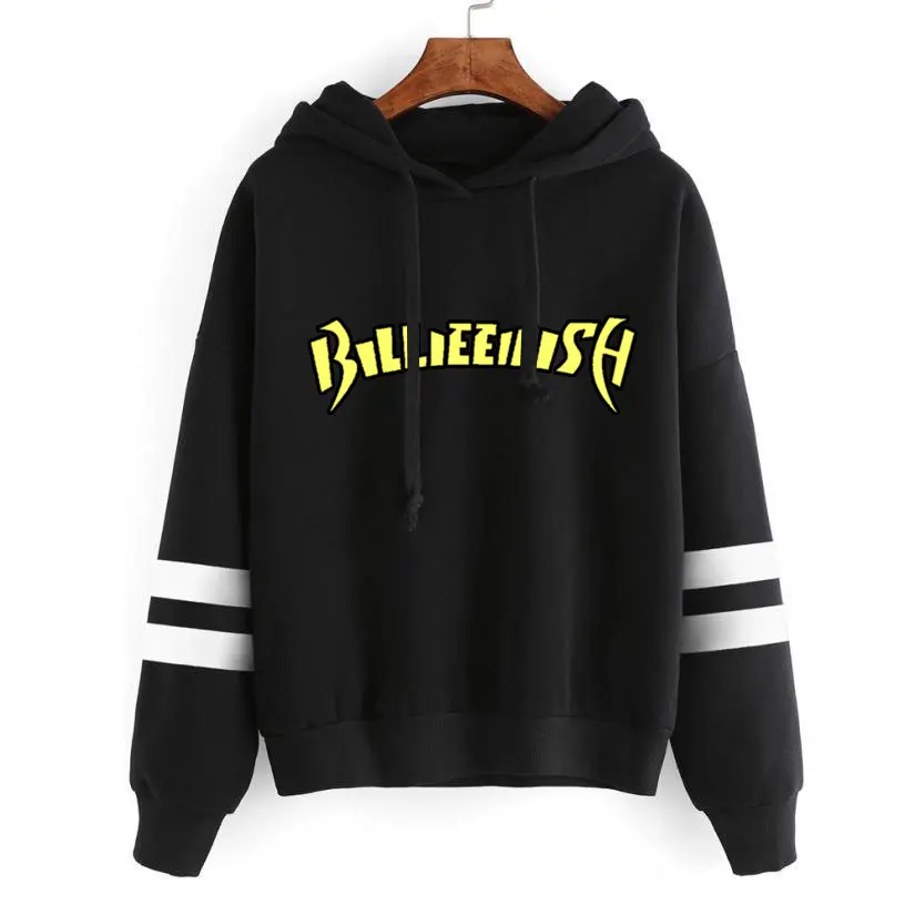 

Billie Eilish Hoodies Women Harajuku Ullzang Hip Hop Funny Cartoon Sweatshirt 90s Aesthetic Warm Streetwear Hoody Female Hoodie