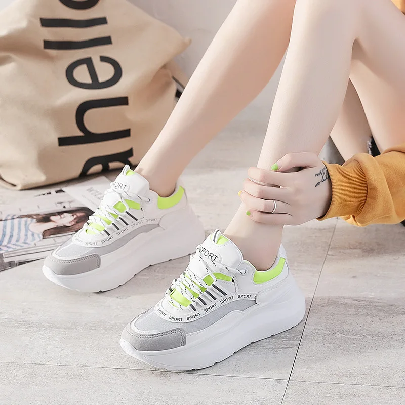E TOY WORD Breathable Daddy Shoes Female 2019 New Autumn Thick sole Casual Running Sneakers Women basket femme Women Shoes E TOY WORD Breathable Daddy Shoes Female 2019 New Autumn Thick sole Casual Running Sneakers Women basket femme Women Shoes