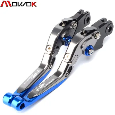 Titanium Blue Для R1250GS Rallye hp R1250GS ADV hp R1250GS CNC полностью черные регулируемые складные выдвижные рычаги тормоза мотоцикла сцепления - Цвет: Titanium Blue