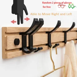 Perchero de madera nórdica para el hogar, colgador de ropa con gancho Simple, estante de pared, muebles de dormitorio decorativos, gran oferta