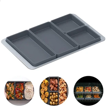 

Non-stick Silicone Rectangular Bread Cake Baking Tray Oven Diy Baking Dividers for Kitchen Kitchen Bakeware Mat Sheet