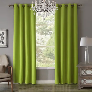 

Double-sided Curtain Window Door Curtain High Blackout Dirt-resistant Solid Color Four Seasons Study Living Room Bedroom шторы