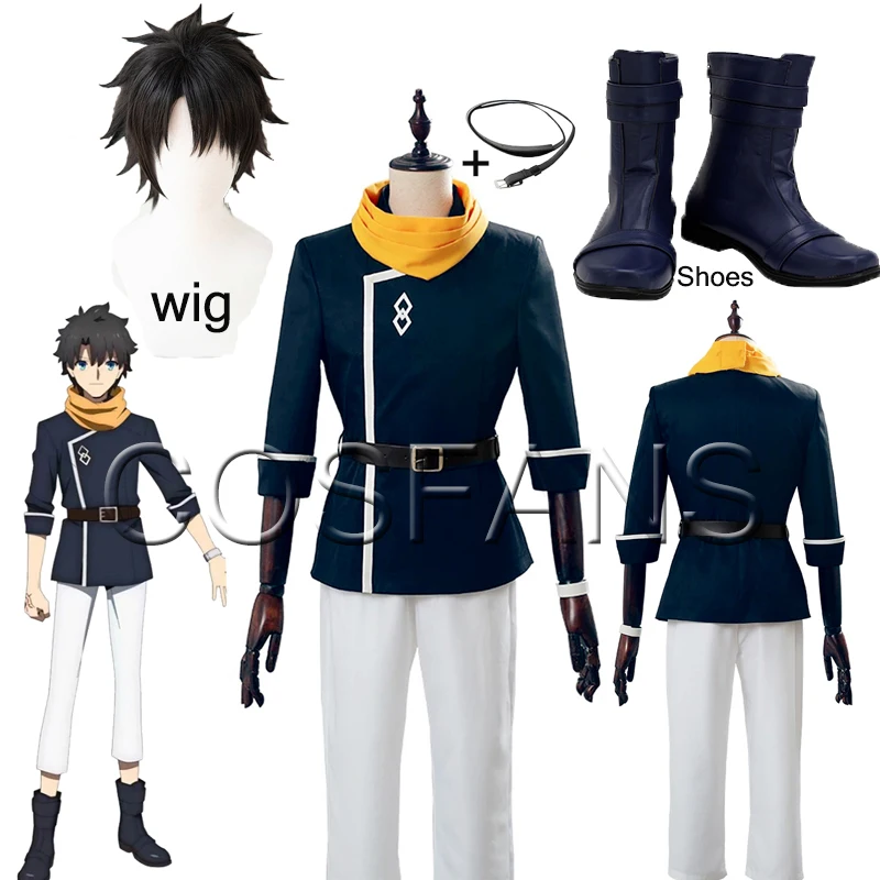 Аниме Fate Grand Order FGO Zettai Majuu Sensen Babylonia Fujimaru Ritsuka Косплей абсолютный демонический