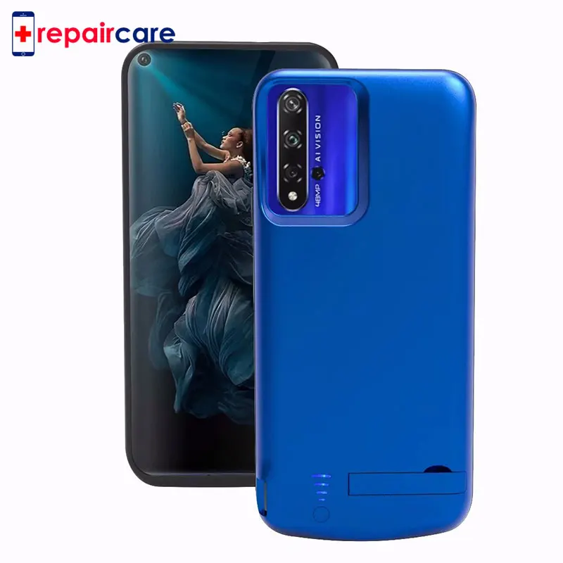 5000 мАч USB чехол для huawei Honor 20 20 Pro ударопрочный аккумулятор зарядное устройство чехол с источником питания резервного копирования зарядки Банк питания Капа