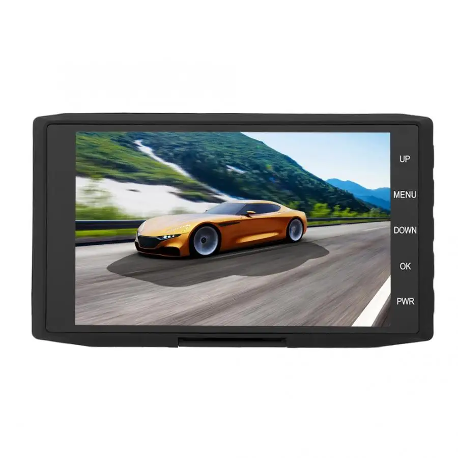 1080P HD 4,0 дюйма широкоугольный 3-полосный DVR рекордер парковочная петля видеокамера камера парковочная камера