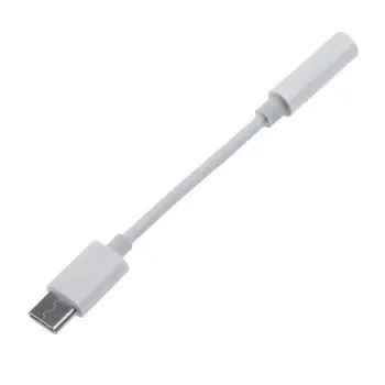 

Type-C to 3.5mm Earphone Cable Adapter Usb 3.1 Type C USB-C Male to 3.5 AUX Audio Female Socket for Xiaomi 6 Mi6 Letv 2 Pro 2 Ma