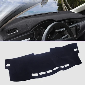

CITALL Non-slip Black Center Console Dashboard Cover Dashmat Dash Mat Pad Carpet Sun Shield fit for Toyota Corolla 2007-2013
