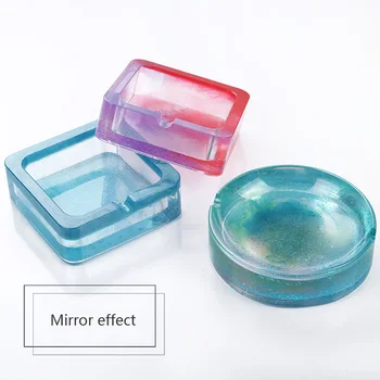 

Ashtray Dried Flower Silicone Resin Mold DIY Flower Pot Base Mold Epoxy Resin Molds For Jewelry Decorative Craft