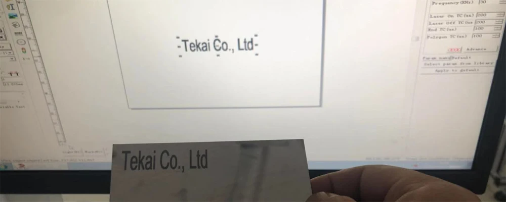 fiber laser marking machine samples 3