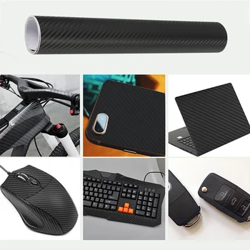 

Stickers Carbon Fiber Film PVC Car Auto Body Color Changing Wrapping Foil Console Computer Laptop Motorcycle Skin