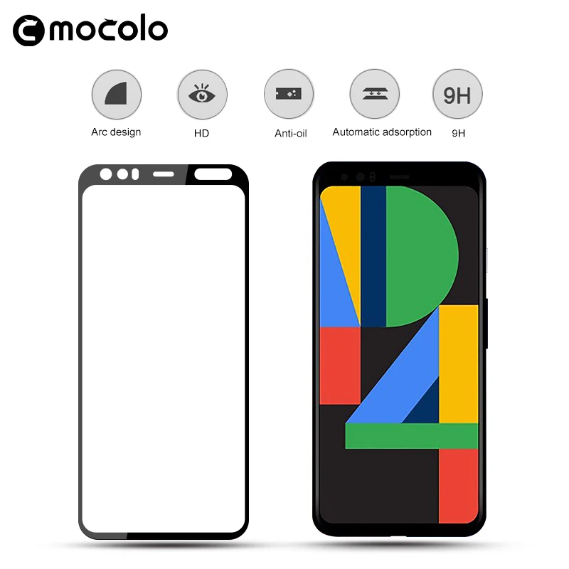Mocolo закаленное стекло для google pixel 4 3 Защита экрана полное покрытие стеклянная пленка google pixel 4 3 XL 4xl 3xl передняя крышка стекло