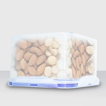 

8 Pcs Food Box Different Sizes Large Capacity Square Bento Box Fruits Storage Case Vagetable Storage Containers for Office