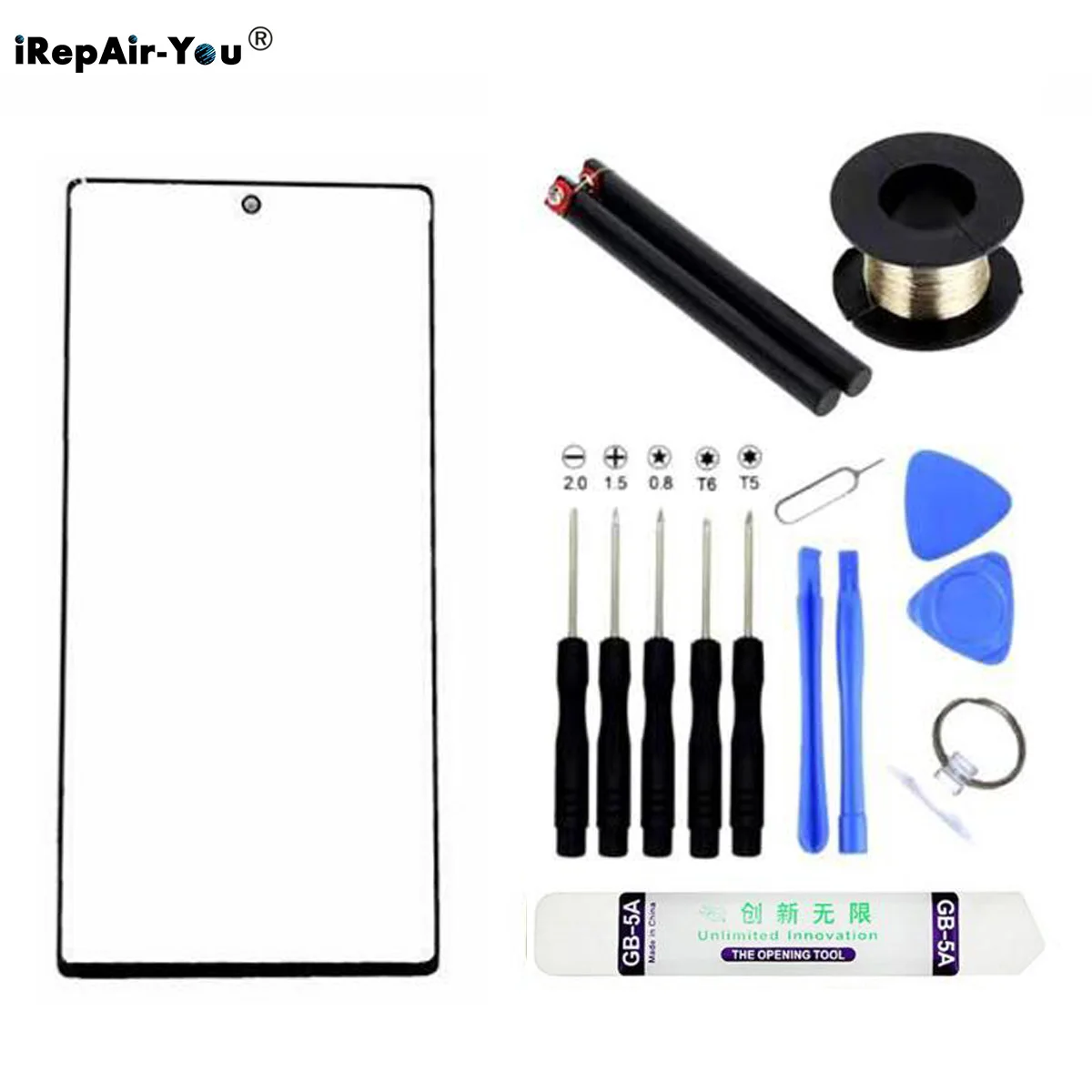 Внешний сенсорный стеклянный объектив с OCA-клеем для Samsung Galaxy Note 10 + Сменное