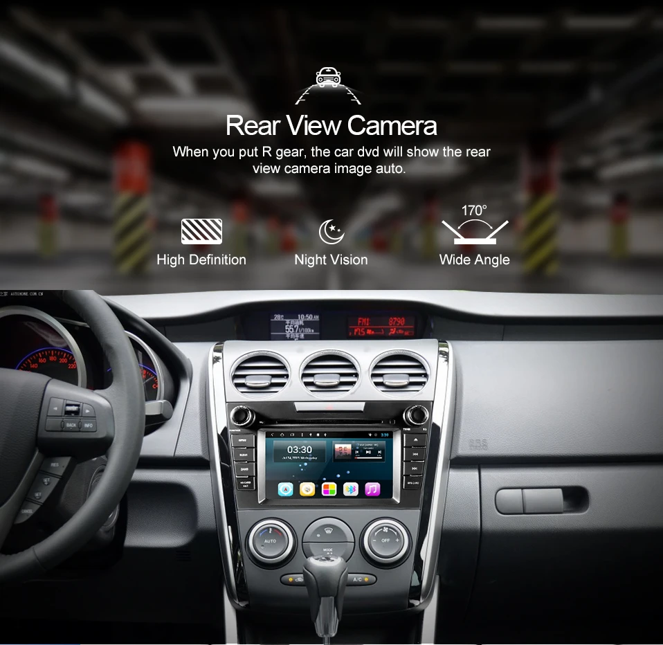 Top Asottu android 9.0 car dvd  for Mazda CX-7 2008 2009 2010 2011 2013 2013 2014 2015  gps navigation radio video player 11