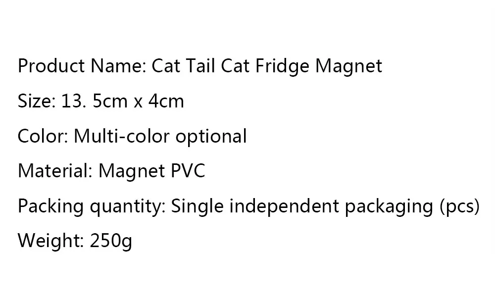 Description Picture 3 of itemJapanese Cat Cartoon Design Tail Hook Creative Home Decor Fridge Magnet Refrigerator Decoration Gift For Kitchen Sticker Poster