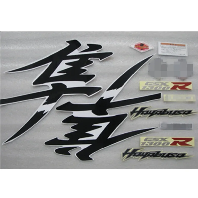 Для Suzuki Hayabusa GSXR1300 GSXR 1300 2008- 09, 10, 11, 12, 13, 14, наклейка на обтекатель комплект Аксессуары для мотоциклов Стикеры - Цвет: Красный